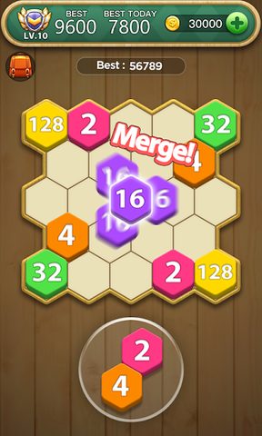 Screenshot 2: Hexa Block Puzzle - Merge Puzz
