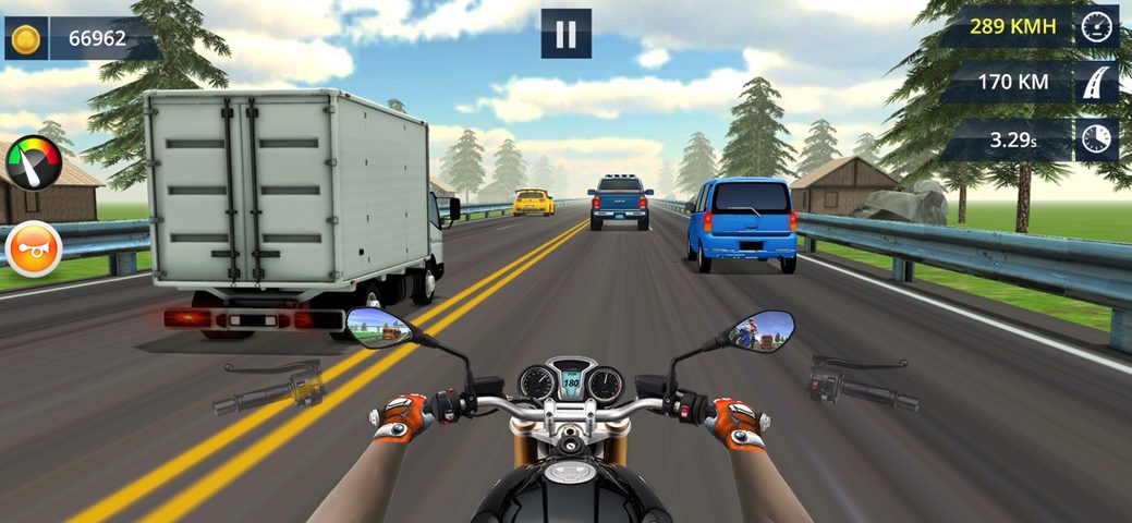 Screenshot 2: Moto Rider King– Highway Racer 4+