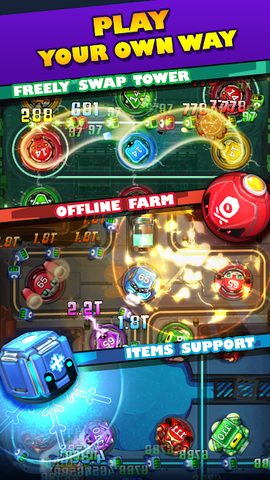 Screenshot 4: Cybershock : 2077 - TD Idle & Merge - Age of Cyber