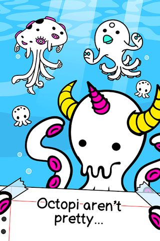 Screenshot 1: Octopus Evolution: Mutant Crazy Merge Clicker Idle