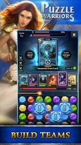 Screenshot 2: Puzzle Warriors