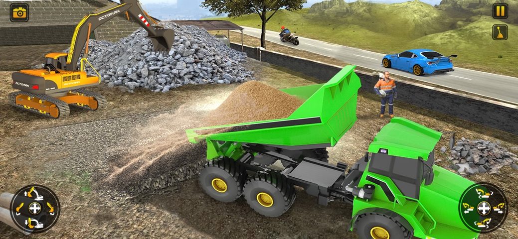 Screenshot 4: Construction Excavator Game 3d 4+