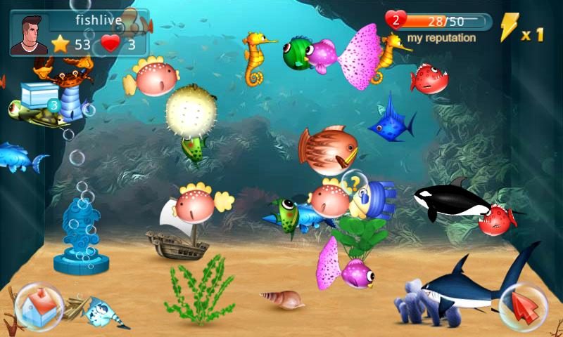 Screenshot 1: Fish Live