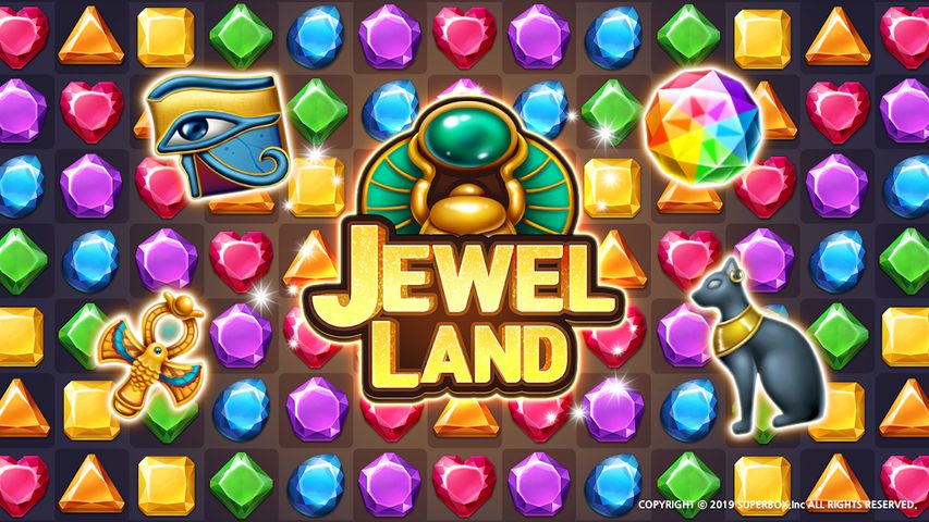 Screenshot 1: Jewel Land® : Match 3 puzzle