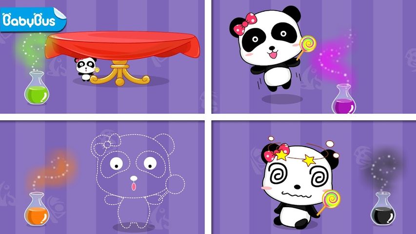 Screenshot 1: Baby Panda's Color Mixing