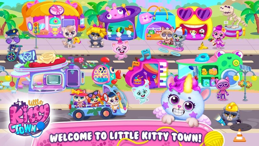 Screenshot 4: Little Kitty Town - Collect Cats & Create Stories