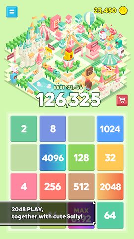 Screenshot 3: SALLYLAND 2048
