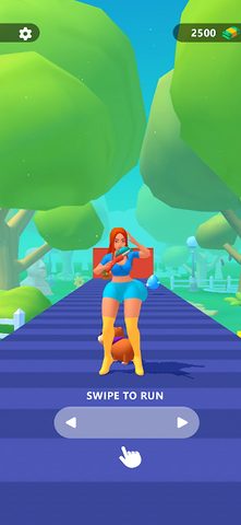 Screenshot 1: Squirt Gun Girl: Garden Runner