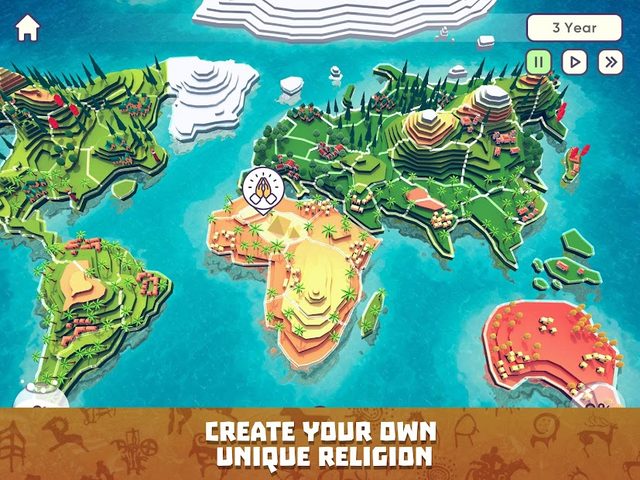 Screenshot 16: God Simulator. Sandbox strategy game Religion Inc.