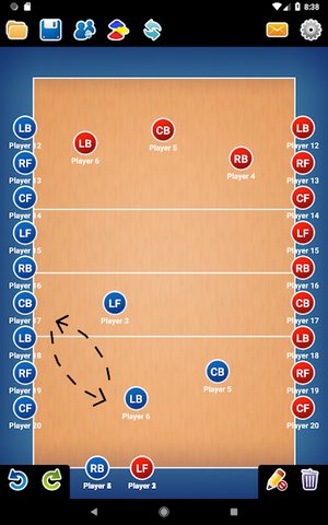 Screenshot 3: Coach Tactic Board: Volley