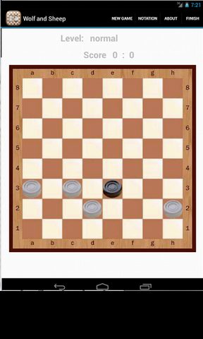 Screenshot 5: Wolf and Sheep (board game)