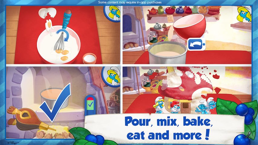 Screenshot 2: The Smurfs Bakery