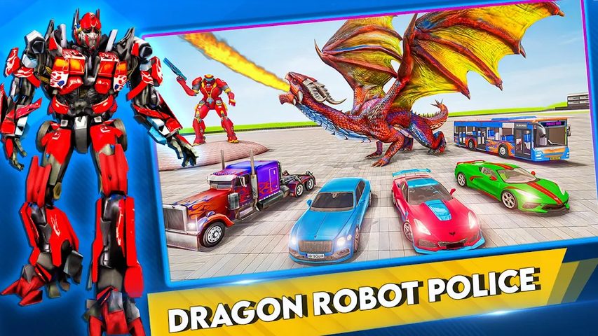 Screenshot 24: Dragon Robot Car Games 3d