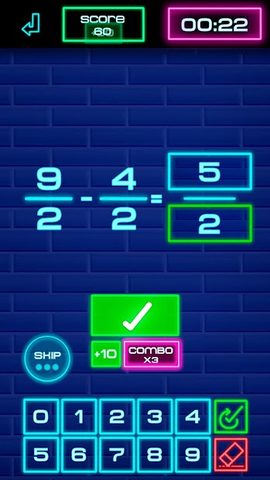 Screenshot 4: Fraction Challenge: Math games