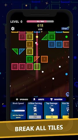 Screenshot 1: Idle Ball Shooter