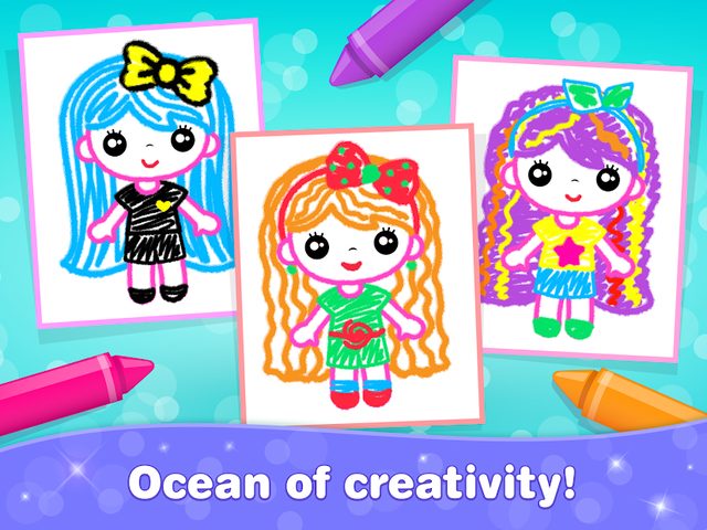 Screenshot 21: Bini Kids Drawing Games for Girls! Toddlers Apps!