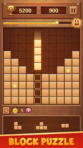 Screenshot 1: Block Puzzle Wood Blast