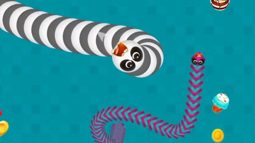 Screenshot 5: Worms Dash.io - snake zone
