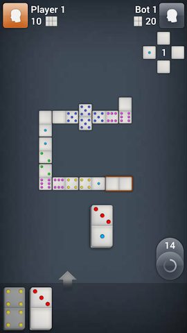 Screenshot 1: Dominoes