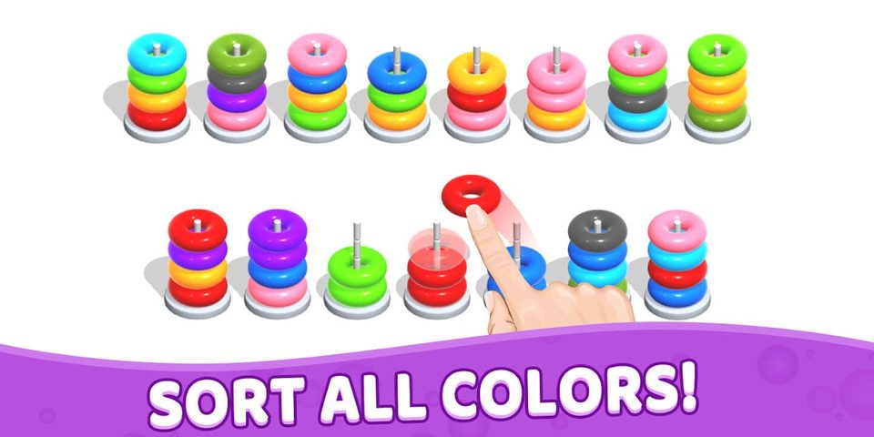Screenshot 13: Color Hoop Stack - Sort Puzzle