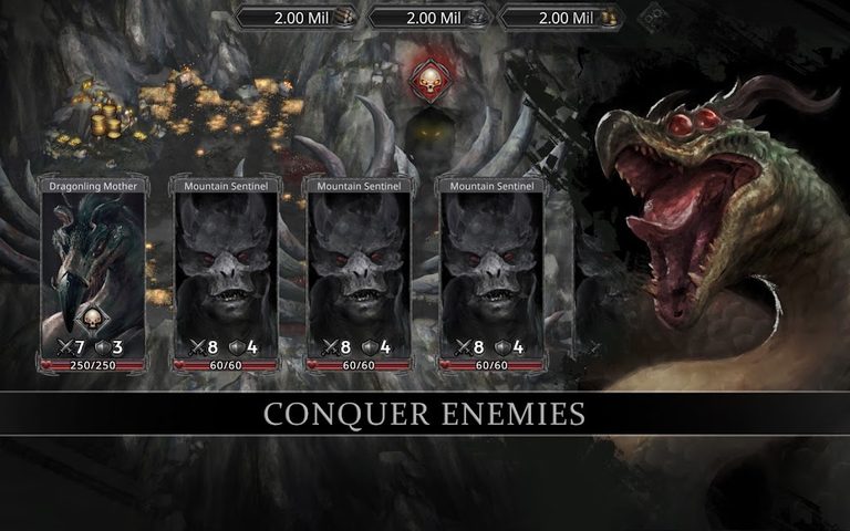 Screenshot 1: Champions of Avan - Idle RPG