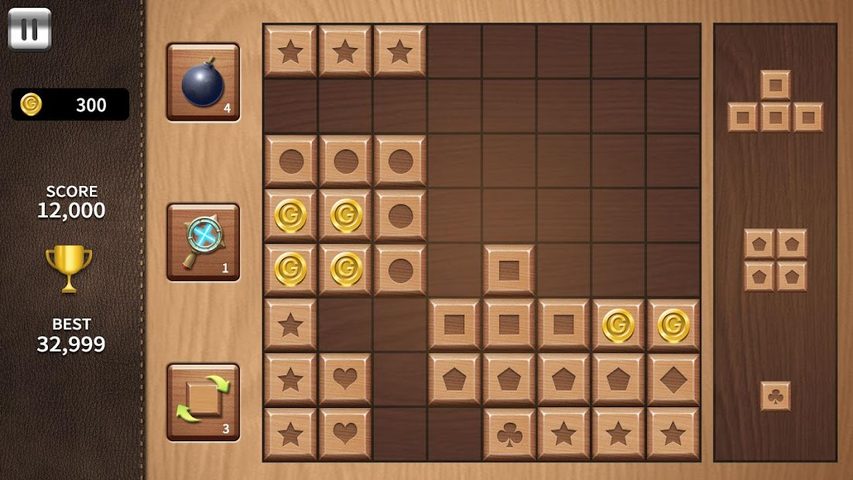 Screenshot 1: Wood Block Match