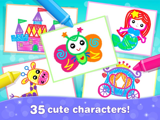 Screenshot 23: Bini Kids Drawing Games for Girls! Toddlers Apps!