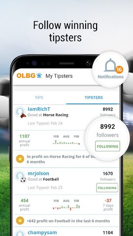 Screenshot 2: OLBG Sports Betting Tips – Football, Racing & more