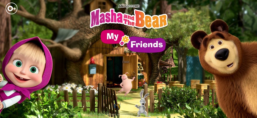 Screenshot 1: Masha and the Bear: My Friends 4+