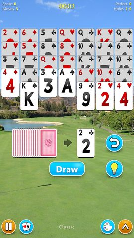 Screenshot 1: Golf Solitaire - Card Game