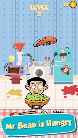 Screenshot 1: Mr Bean - Sandwich Stack