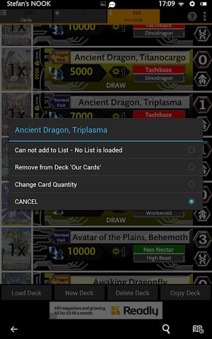 Screenshot 14: Cardfight Vanguard Database