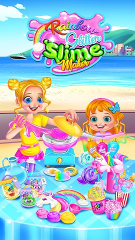 Screenshot 7: Rainbow Glitter Slime Maker