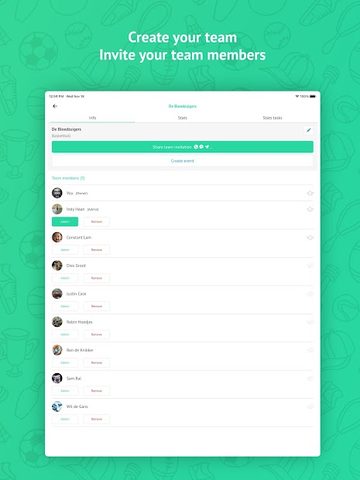 Screenshot 14: Teamy: app for sports teams