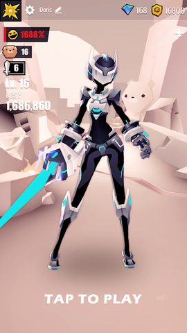 Screenshot 1: Slash & Girl - Endless Run