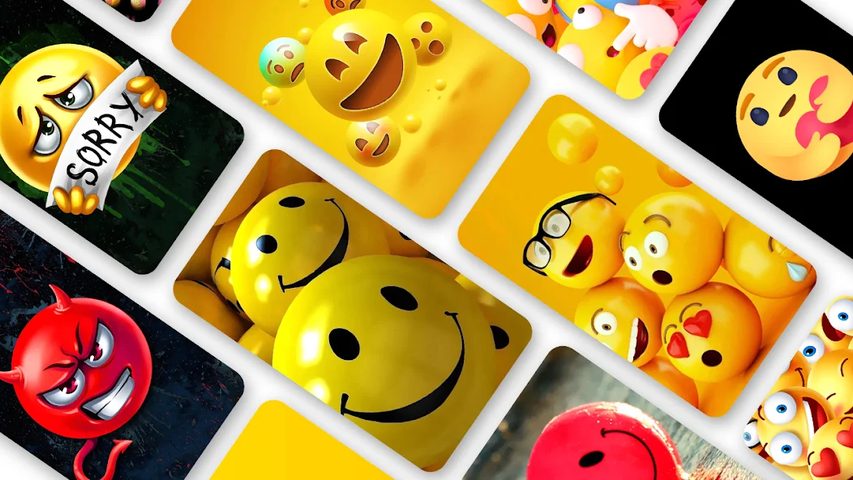 Screenshot 1: Emoji Wallpaper 2023