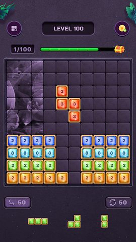 Screenshot 1: Block Puzzle - Fun Puzzle Game