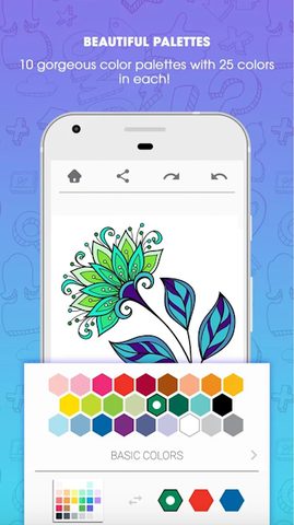 Screenshot 2: Coloring Book For Adults - Mandala Coloring