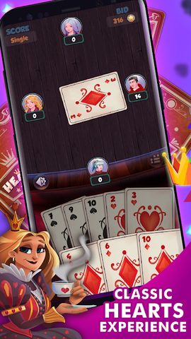 Screenshot 7: Hearts - Free Card Games