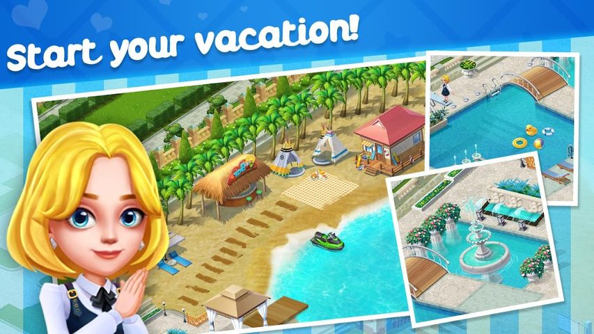 Screenshot 1: Town Story - Match 3 Puzzle