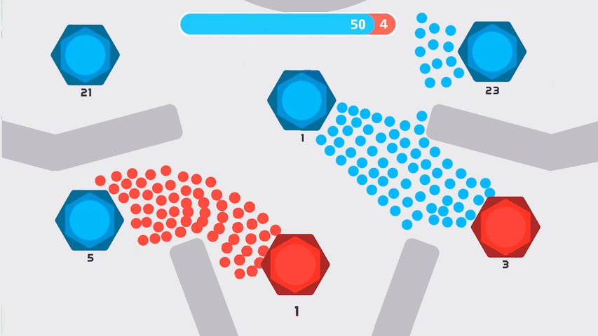 Screenshot 7: Clash of Dots - 1v1 RTS