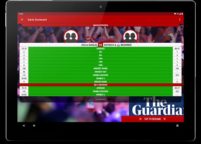 Screenshot 18: Darts Scorecard