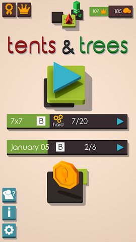 Screenshot 6: Tents and Trees Puzzles