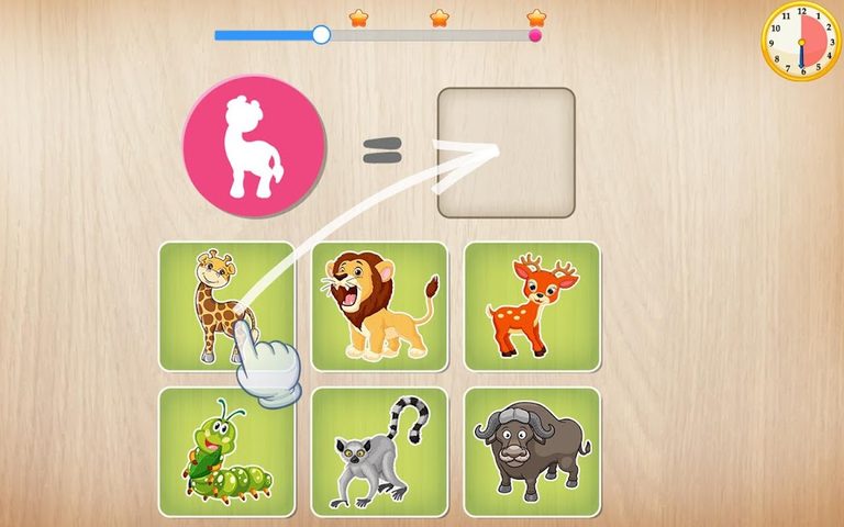 Screenshot 3: Animals Puzzle for Kids 🦁🐰🐬🐮🐶🐵