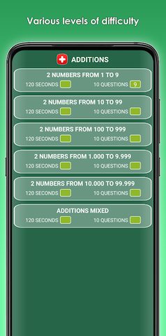 Screenshot 16: Game of addition, subtraction, multiply, division