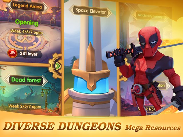Screenshot 12: Superhero Wars: AFK Summoners - Legend Battle