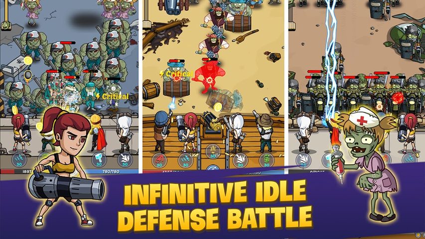 Screenshot 8: Zombie War Idle Defense Game
