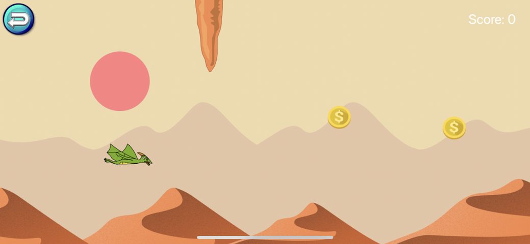 Screenshot 3: Flappy Dino- Dinosaur Games for kids free