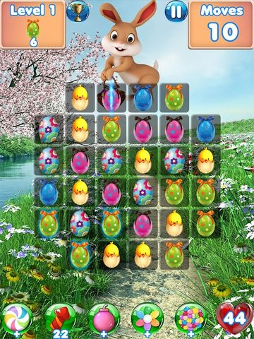 Screenshot 4: Bunny Match - Easter games and match 3 games