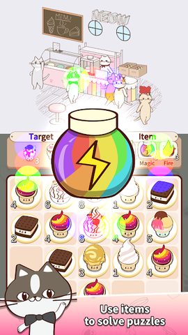 Screenshot 11: Cat Merge Cafe: Dessert Puzzle
